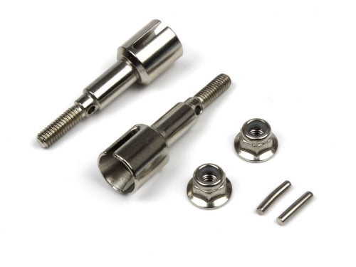 Radio Control - Smyter RR Wheel Axles Steel(2)