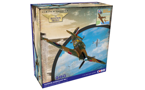 Diecast Aircraft - 1/72 Hwkr Hrrcne MK.1 B.Fiske