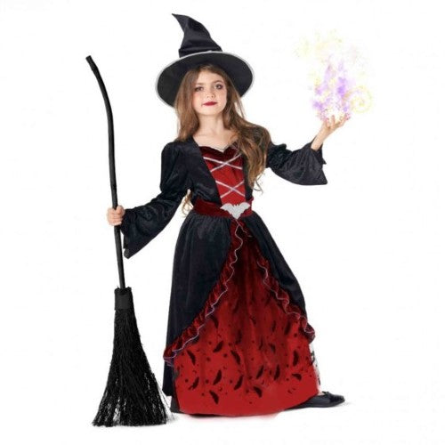 Morph Costume Red Bat Witch Girl's 7-9 Years