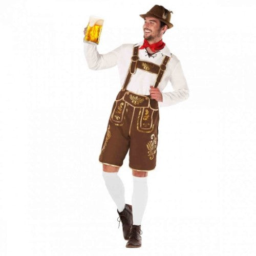 Morph Costume Traditional Lederhosen Men's Large