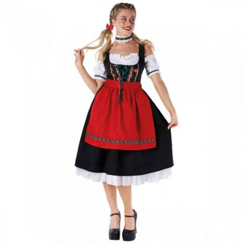 Morph Costume Bavarian Long Dress Women's Size 12-14