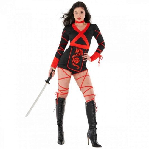 Morph Costume Ninja Playsuit Women's Size 20-22