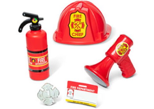 Melissa & Doug - Fire Chief Costume Set - Pack of 3
