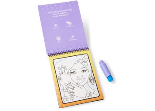 Melissa & Doug - On The Go - Water WOW! - Makeup & Manicures