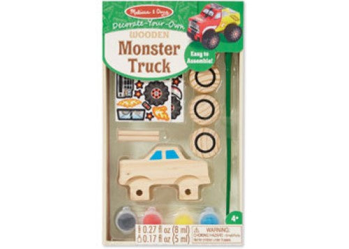 Melissa & Doug - Created by Me! Wooden Monster Truck