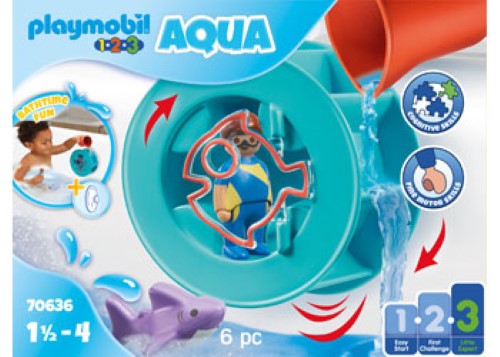 Playmobil - Water Wheel with Baby Shark