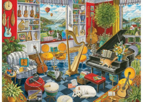 Ravensburger Ingrid Slyder: The Music Room Puzzle 500 Pieces