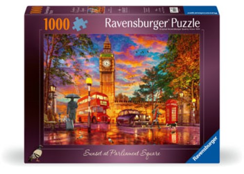 Ravensburger Sunset at Parliament Square London 1000 Pieces