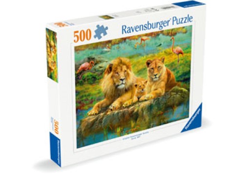 Ravensburger Lions in the Savanna Puzzle 500 Pieces