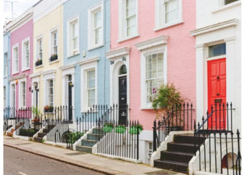 Ravensburger Colourful London Townhouses Puzzle 500 Pieces