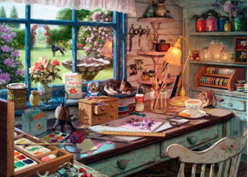 Ravensburger My Haven No 1 The Craft Shed Puzzle 1000 Pieces