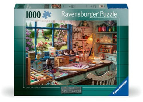 Ravensburger My Haven No 1 The Craft Shed Puzzle 1000 Pieces