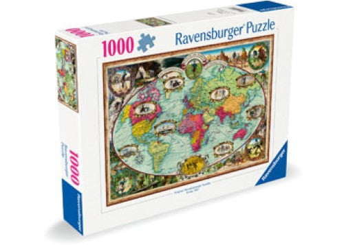 Ravensburger Around the World by Bike Puzzle 1000 Pieces