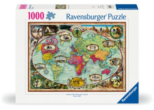Ravensburger Around the World by Bike Puzzle 1000 Pieces