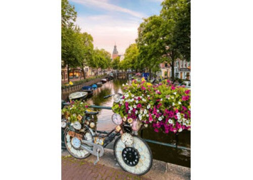 Ravensburger Bicycle and Flowers in Amsterdam 1000 Pieces