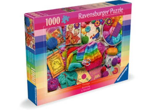 Ravensburger Vintage Knitting & Crochet Puzzle 1000 Pieces