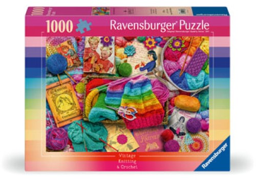 Ravensburger Vintage Knitting & Crochet Puzzle 1000 Pieces
