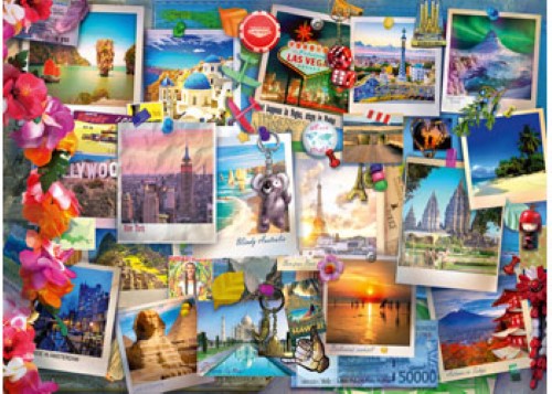 Ravensburger World Travel Pinboard Puzzle 500 Pieces