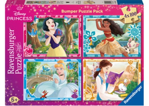 Ravensburger Disney Princess Bumper Pack Puzzle 4x100 Pieces