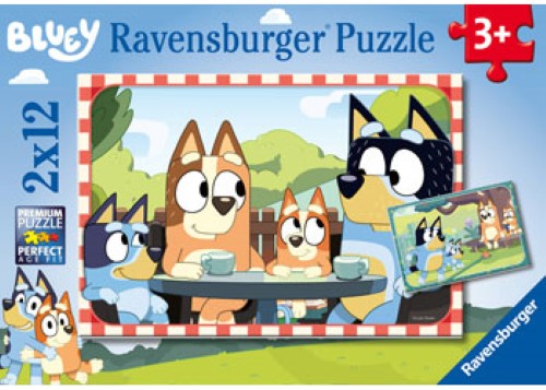 Ravensburger Bluey Family Time Puzzle 2x12 Pieces