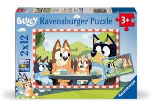 Ravensburger Bluey Family Time Puzzle 2x12 Pieces