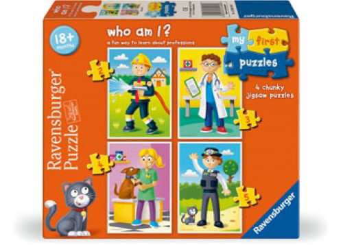 Ravensburger Who Am I? My First Puzzle 2/3/4/5 Pieces