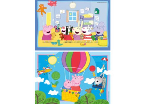 Ravensburger Peppa's Adventures Puzzle 2x12 Pieces