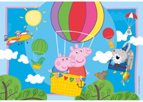 Ravensburger Peppa's Adventures Puzzle 2x12 Pieces
