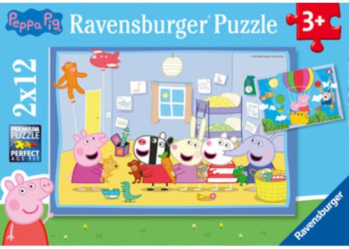 Ravensburger Peppa's Adventures Puzzle 2x12 Pieces