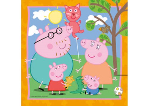 Ravensburger Peppa's Family & Friends Puzzle 3x49 Pieces