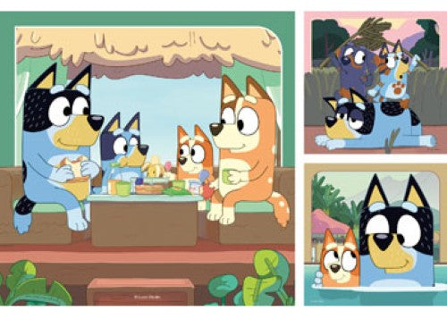 Ravensburger Bluey's Adventures! Puzzle 3x49 Pieces