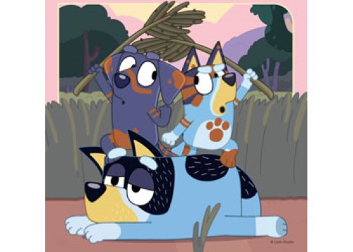 Ravensburger Bluey's Adventures! Puzzle 3x49 Pieces