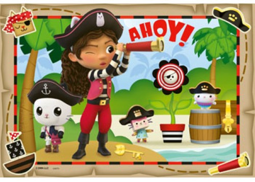 Ravensburger Gabby's Dollhouse Lets Pirate Party! 2x24 Piece