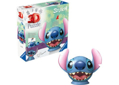 Ravensburger 3D Puzzleball Disney Stitch with Ears 72 Pieces