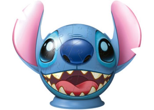 Ravensburger 3D Puzzleball Disney Stitch with Ears 72 Pieces