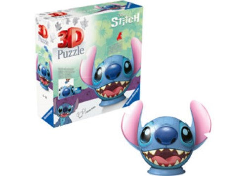 Ravensburger 3D Puzzleball Disney Stitch with Ears 72 Pieces