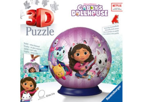 Ravensburger 3D Puzzleball Gabby's Dollhouse 72 Pieces