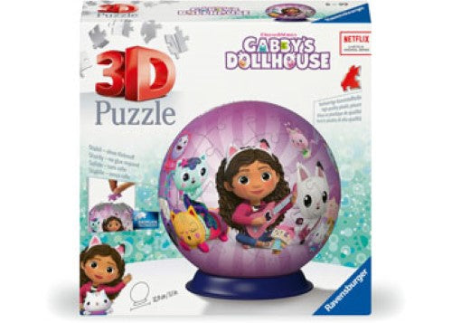 Ravensburger 3D Puzzleball Gabby's Dollhouse 72 Pieces