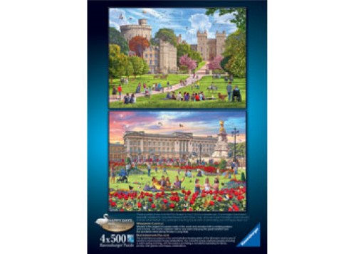Ravensburger Happy Days No 4 Royal Residences 4x500 Pieces