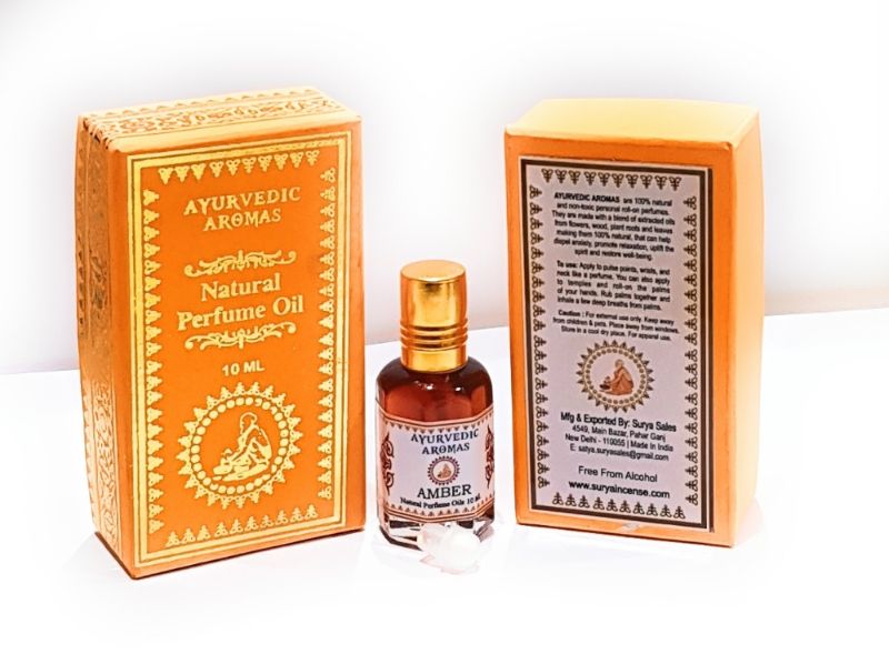 Ayurvedic PERFUME OILS AMBER (10ml)