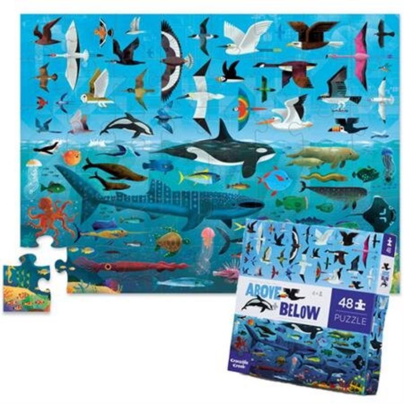 Jigsaw Puzzle - Crocodile Creek Above & Below Sea and Sky (48pc)