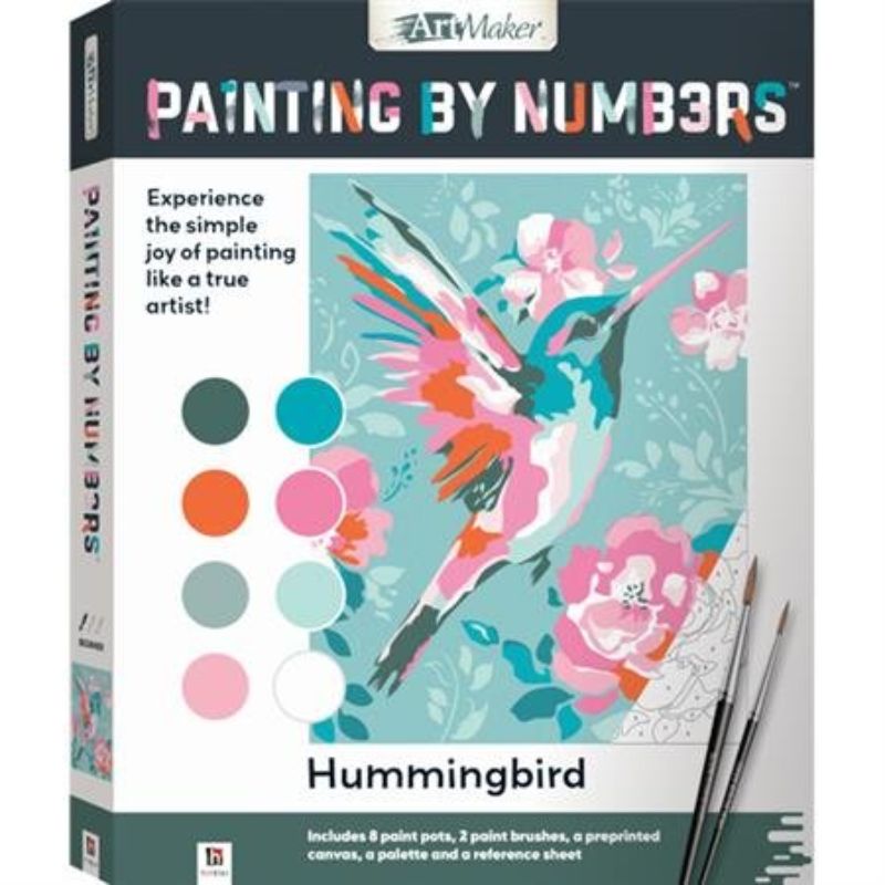 Paint by Numbers Kit - Art Maker Hummingbird