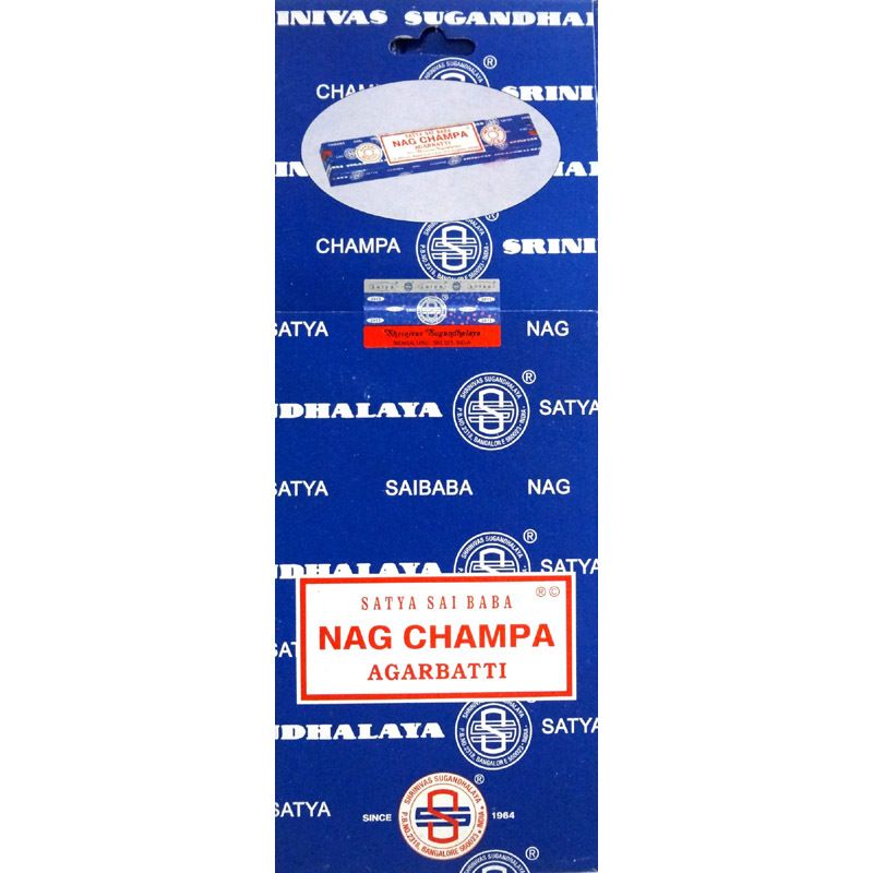 Incense - Sathya Sai Baba Nag Champa 10G (Box of 25 Packets)