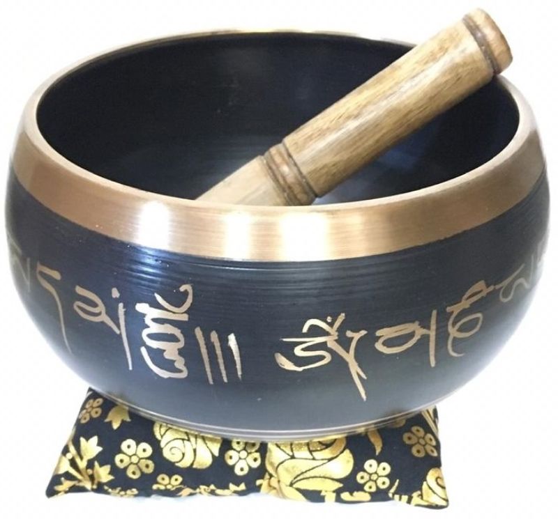Singing Bowl - Large 18cm (Black)