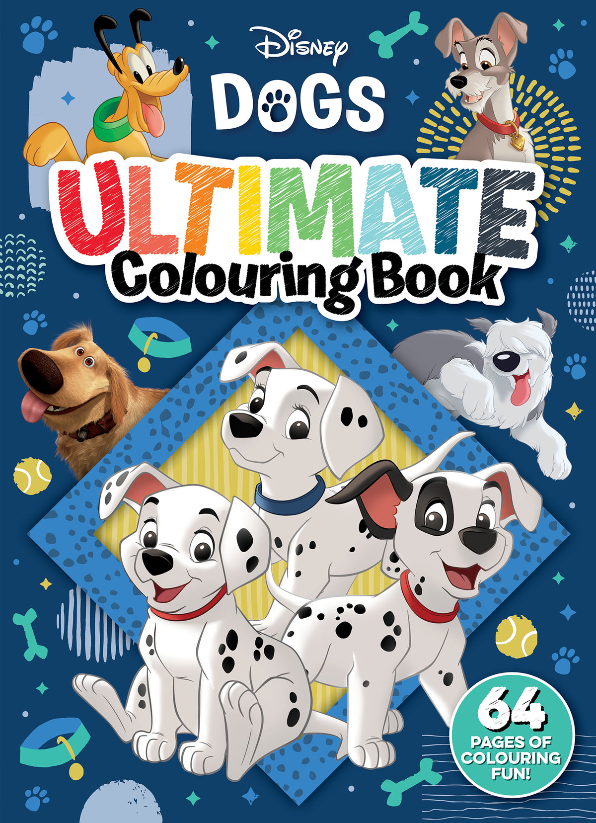 Disney Dogs: Ultimate Colouring Book ISBN 9781761722523