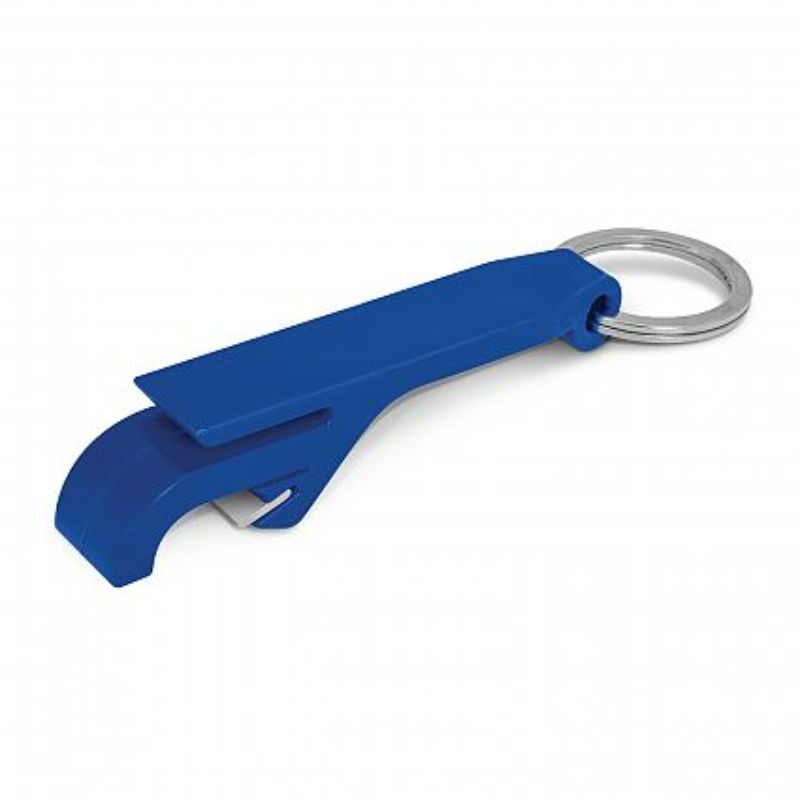 Snappy Bottle Opener Key Ring - Dark Blue (Set of 100)