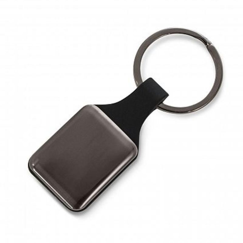 Altos Key Ring - Square Gunmetal / Black (Set of 30)