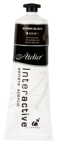 Acrylic Paint - Atelier 80ml Brown Black