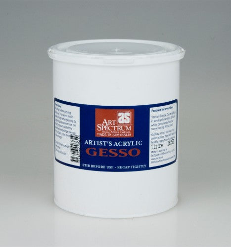 Artist Primer - 1L acrylic gesso for controlled absorbency and maximum adhesion, ideal for artists.