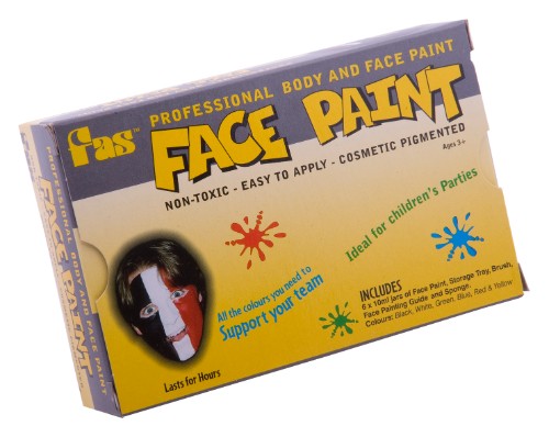Face Paint - Fas Pro Face Paint Set 6 X 10ml